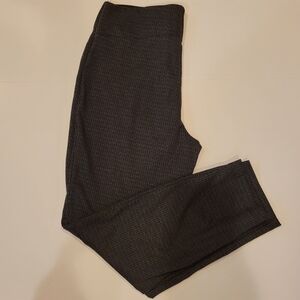 Max Studio‎ Charcoal Structured Ponte Leggings Skinny Pants Sz L